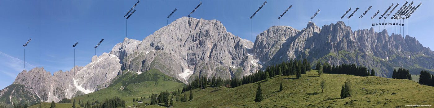 Ausblick in den Norden von der Kopphütte aus, Mühlbach am Hochkönig